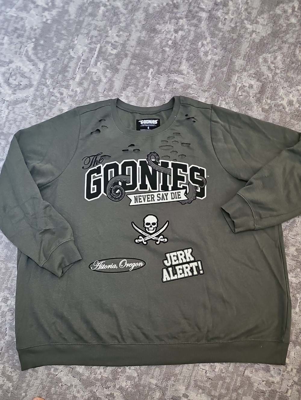 Womens The Goonies Sweatshirt Size 4x